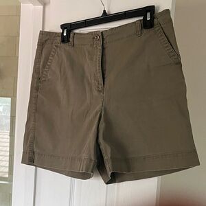 Talbots Olive Green Bermuda Shorts